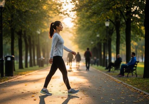 Olahraga jalan kaki. (dok. Unsplash.com/Shiona Das)