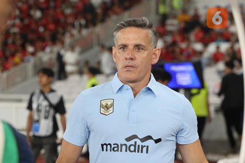 Pelatih kepala Timnas Indonesia, John Herdman saat laga semifinal FIFA Series 2026 melawan St Kitts and Nevis di Stadion Utama Gelora Bung Karno (SUGBK), Senayan, Jakarta, Jumat (27/03/2026).