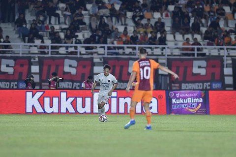 Pertandingan Borneo FC vs Persita Tangerang. (Dok. Persita)