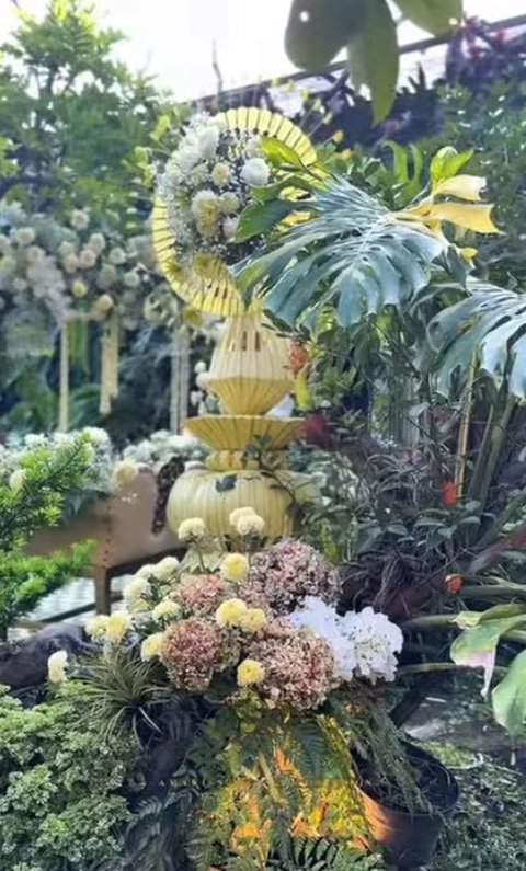 Dekorasi Siraman Pernikahan Putra Soimah (Foto: Instagram @aksauyun)