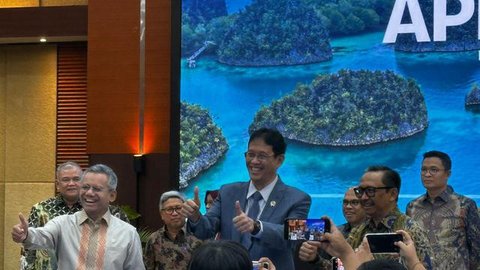 Menteri Keuangan Purbaya Yudhi Sadewa di Kantor Kementerian Keuangan, Selasa (21/4/2026). (Foto: Liputan6.com/Immanuel Christian)