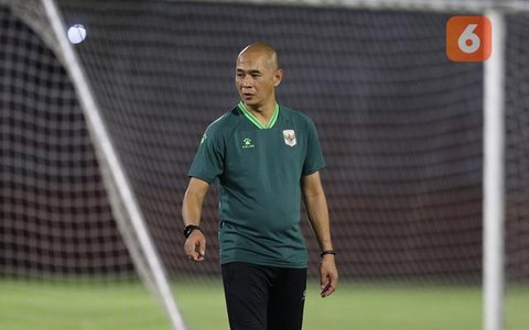 Starting XI Timnas Indonesia U-17 saat menghadapi Qatar dalam laga kedua Grup B Piala Asia U-17 2026 di Lapangan A Komplek King Abdullah Sport City Stadium, Jeddah, Arab Saudi pada Sabtu (9/5