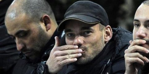 Wesley Sneijder. (c) AFP