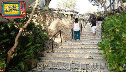 Potret Bagian Depan Villa Maia Estianty di Bali/ Youtube Maia Aleldul TV