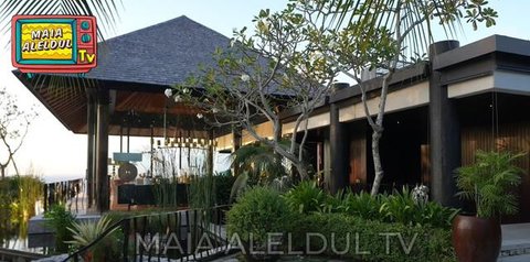 Potret Bagian Depan Villa Maia Estianty di Bali/ Youtube Maia Aleldul TV
