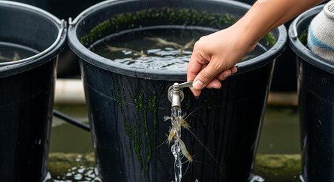 Cara Ternak Udang di Ember di Lahan Sempit. Foto: Gemini