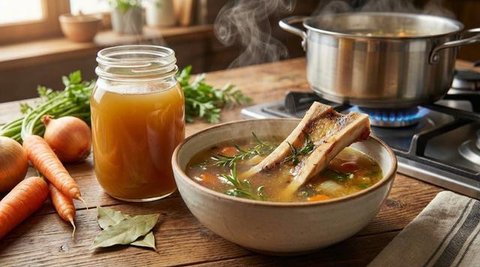 Makanan yang Kaya Kolagen Alami. dok: gemini ai