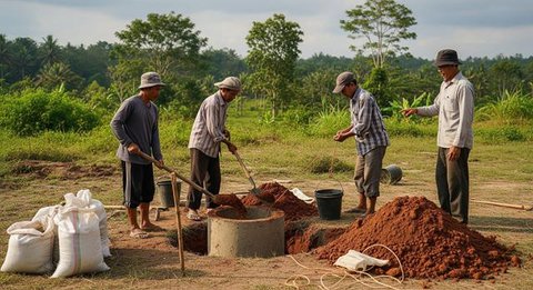 Cara Membuat Sumur Resapan Sederhana/Gemini AI
