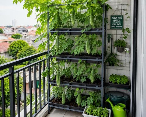 Kebun Pare Mini di Balkon Rumah: ChatGPT