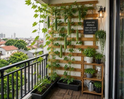 Kebun Pare Mini di Balkon Rumah: ChatGPT
