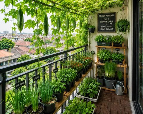 Kebun Pare Mini di Balkon Rumah: ChatGPT