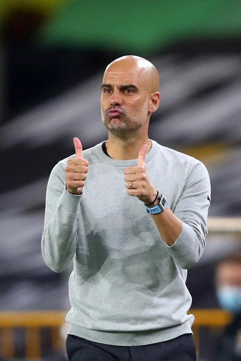 Kekecewaan tersebut bertambah menyusul isu Pep Guardiola yang akan meninggalkan Manchester City pada akhir musim ini. (AFP/Glyn Kirk)