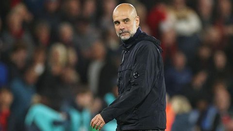 Kekecewaan tersebut bertambah menyusul isu Pep Guardiola yang akan meninggalkan Manchester City pada akhir musim ini. (AFP/Glyn Kirk)