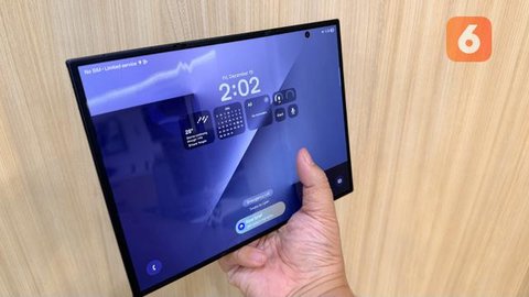 Samsung Galaxy S25 Edge. Liputan6.com/ Ratu Annisaa Suryasumirat
