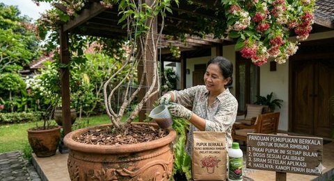 Cara Menanam Melati Belanda di Pot untuk Kanopi Rumah agar Subur. Gemini