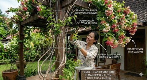Cara Menanam Melati Belanda di Pot untuk Kanopi Rumah agar Subur. Gemini