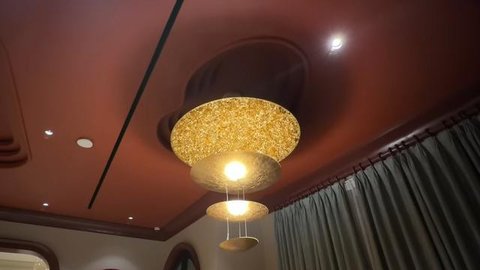 Model Chandelier di Rumah Baru Tasya Farasya/ Youtube Tasya Farasya
