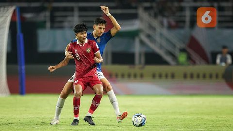 Striker timnas Indonesia Arkhan Kaka merayakan gol ke gawang Myanmar pada laga Grup A Piala AFF U-19 2026 di Stadion Utama Sumatera Utara, Senin (1/6/2026). (X Timnas Indonesia)