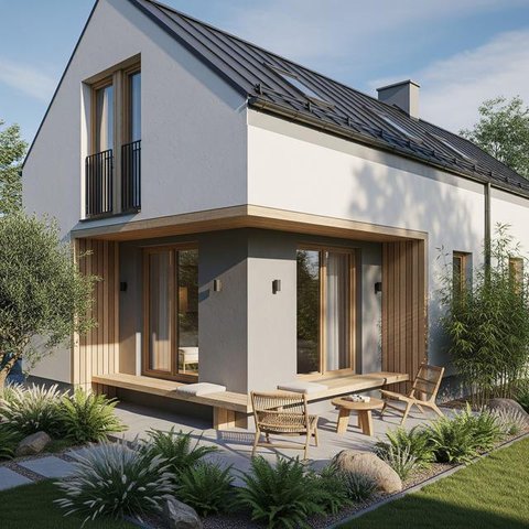 Model Rumah Desa yang Cocok untuk Lahan Hook. Gemini