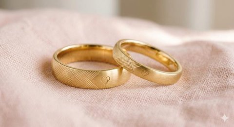 Model Cincin Couple Simple tapi Tidak Pasaran. Gemini