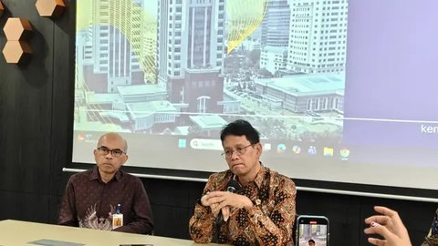 Belanja pemerintah pusat terealisasi sebesar Rp2.602,3 triliun atau 96,3% dari target. Tampak dalam foto, Menteri Keuangan (Menkeu) Purbaya Yudhi Sadewa saat Konferensi Pers APBN Kita, di Kan