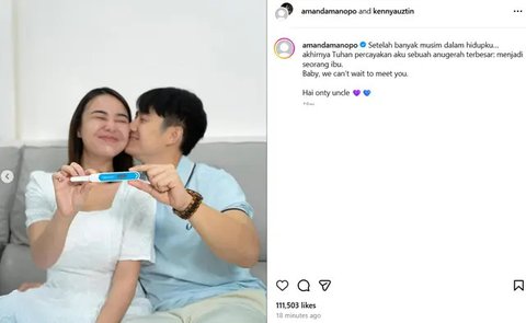Kenny Austin dan Amanda Manopo Babymoon ke Tiga Negara Eropa dengan busana musim dingin. [@kennyauztin]