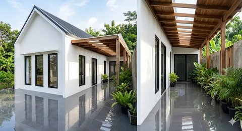 Inspirasi Rumah Kecil dengan Lorong Angin. Gemini