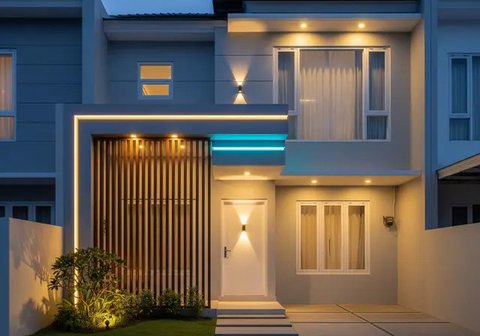 Inspirasi Fasad Rumah Perumnas agar Tidak Terlihat Monoton. (Foto: AI)