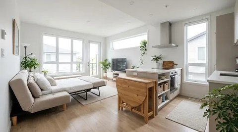 Inspirasi Fasad Rumah Perumnas agar Tidak Terlihat Monoton. (Foto: AI)