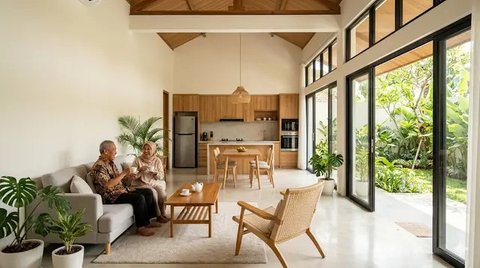 Inspirasi Fasad Rumah Perumnas agar Tidak Terlihat Monoton. (Foto: AI)