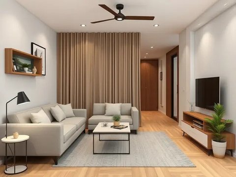 Inspirasi Fasad Rumah Perumnas agar Tidak Terlihat Monoton. (Foto: AI)