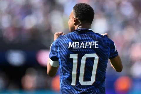 Striker Timnas Prancis, Kylian Mbappe.