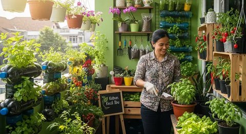 Bisnis Sampingan IRT Reseller Perlengkapan Rumah Tangga Estetik (Foto: AI)
