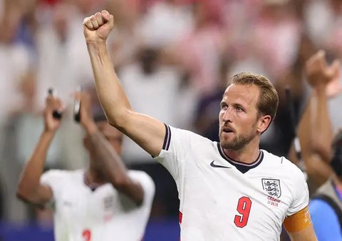 Penyerang Inggris, Marcus Rashford, merayakan gol keempat yang dicetak timnya dalam pertandingan Grup L Piala Dunia FIFA 2026 antara Inggris melawan Kroasia di Dallas Stadium, Arlington, Texa