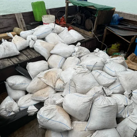 TNI AL Gagalkan Penyelundupan 25 Ton Timah Ilegal Senilai Rp12,5 Miliar di Perairan Bangka
