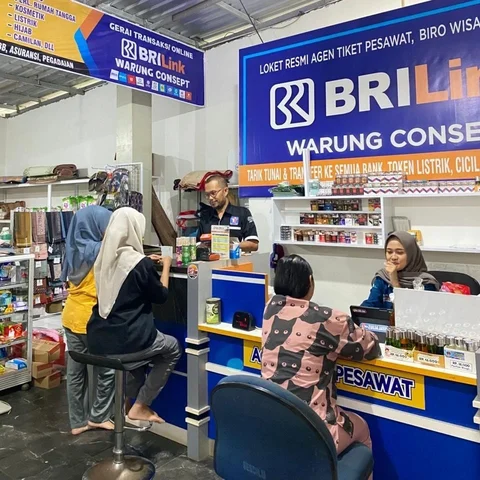 BRILink Agen Warung Concept di Desa Jambu Timur, Kecamatan Mlonggo, Kabupaten Jepara, Jawa Tengah