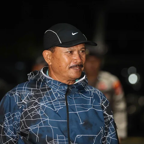 Wali Kota Madiun, Maidi saat tiba di Gedung Merah Putih Komisi Pemberantasan Komisi Pemberantasan Korupsi (KPK), Jakarta, Senin (19/1/2026) malam.