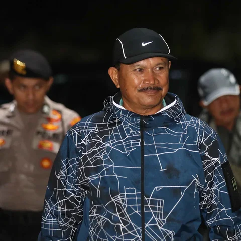 Wali Kota Madiun, Maidi saat tiba di Gedung Merah Putih Komisi Pemberantasan Komisi Pemberantasan Korupsi (KPK), Jakarta, Senin (19/1/2026) malam.