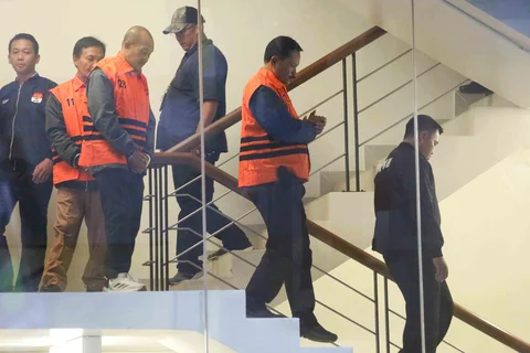 Wali Kota Madiun, Maidi usai menjalani pemeriksaan intensif di Gedung Merah Putih Komisi Pemberantasan Korupsi (KPK0, Jakarta, Selasa (20/01/2026).