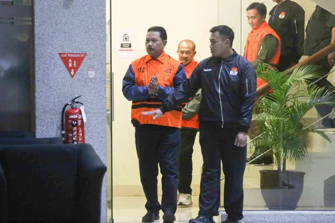 Wali Kota Madiun, Maidi usai menjalani pemeriksaan intensif di Gedung Merah Putih Komisi Pemberantasan Korupsi (KPK0, Jakarta, Selasa (20/01/2026).