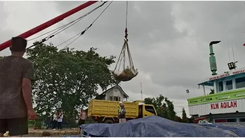 TNI Gagalkan Penyelundupan Timah. (istimewa)