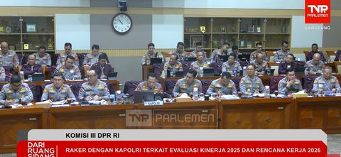 Polri rapat bareng Komisi III DPR