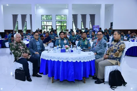Kasal Laksamana TNI Muhammad Ali di acara Optimalisasi Penegakan Hukum Oleh TNI Angkatan Laut Guna Mewujudkan Kepentingan Nasional di Laut