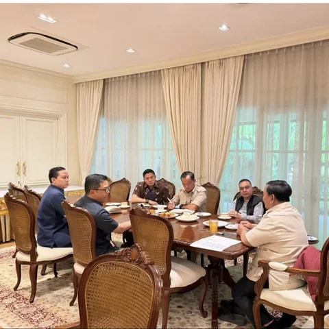 Rapat terbatas Presiden Prabowo