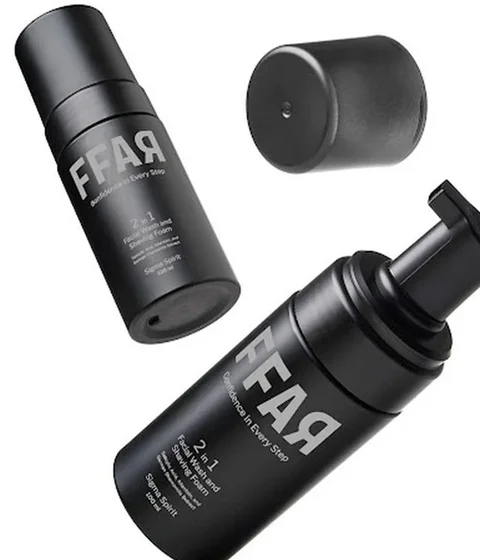 FFAR Sigma Spirit 2 in 1 Face Wash & Shaving Foam.