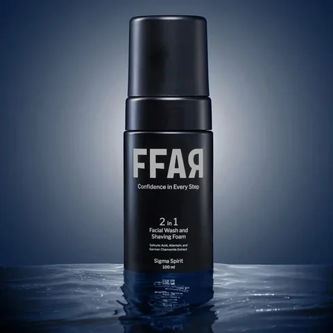 FFAR Sigma Spirit 2 in 1 Face Wash & Shaving Foam.