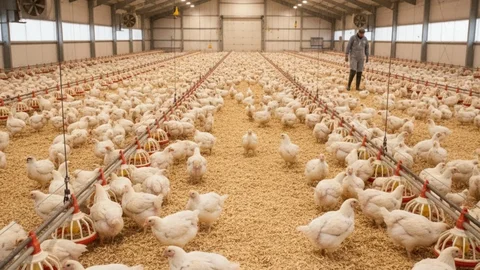 ilustrasi usaha beternak ayam