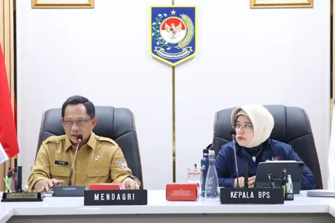 Mendagri menerima Kepala Badan Pusat Statistik (BPS)