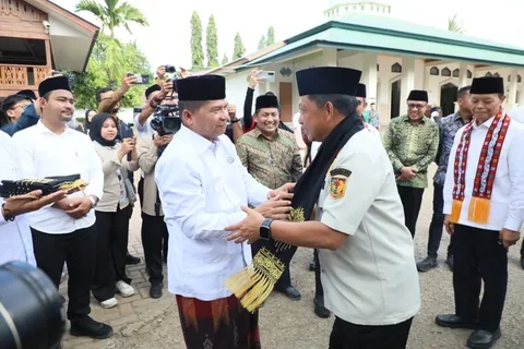 Kasatgas Tito pada forum Silaturahmi Pimpinan MPR RI dengan Ulama Aceh di Dayah Mahyal Ulum Al Aziziyah