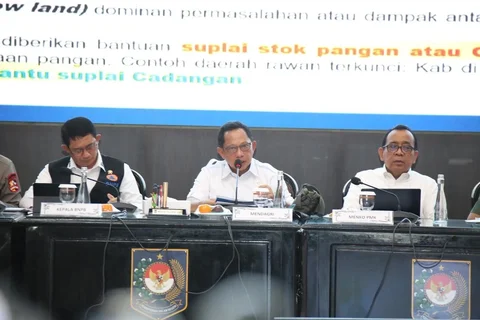 Kasatgas Percepatan Rehabilitasi dan Rekonstruksi Pascabencana di Wilayah Sumatera Muhammad Tito Karnavian Konferensi Pers Percepatan Rehabilitasi dan Rekonstruksi Pascabencana Wilayah Sumatera